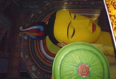 Der liegende Buddha von Galagoda